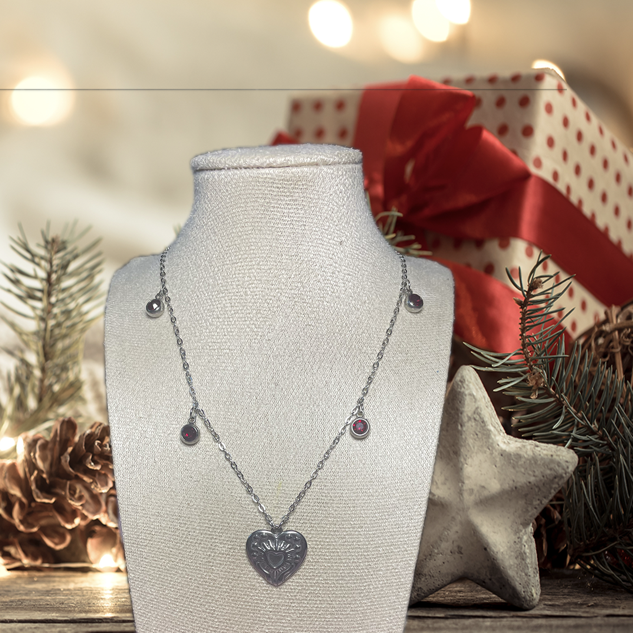 Collier inoxydable femme/fille